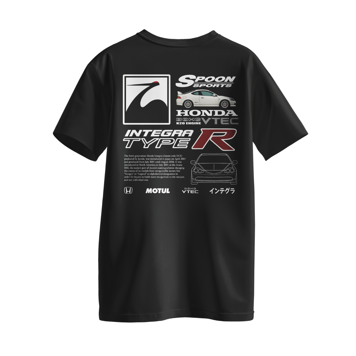 Camiseta Automotiva Honda Integra Type R