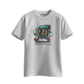 Camiseta Automotiva "SÓ FILTRO & ESCAPE" branca