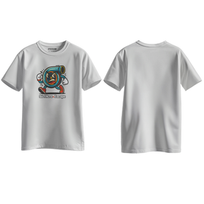 Camiseta Automotiva "SÓ FILTRO & ESCAPE" branca