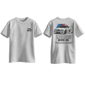 Camiseta Streetwear Automotiva "BMW M3 Legends"