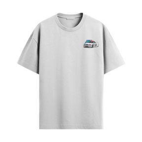 Camiseta Streetwear Automotiva BMW M3 Legends Branca