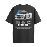 Camiseta Streetwear Automotiva BMW M3 Legends Preto