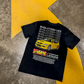 Camiseta Streetwear Automotiva Evolution VII preta