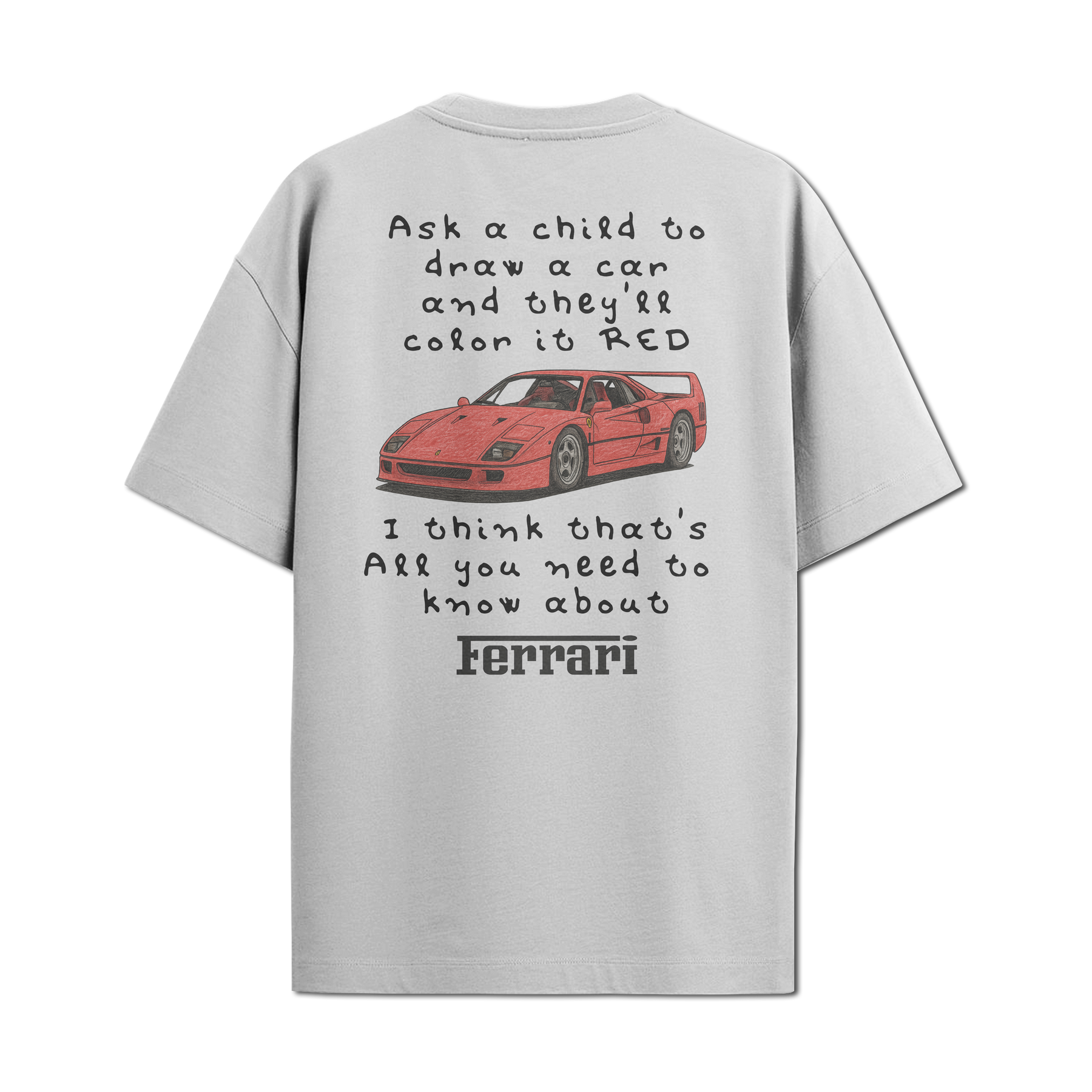 Camiseta Streetwear Automotiva Ferrari Legacy