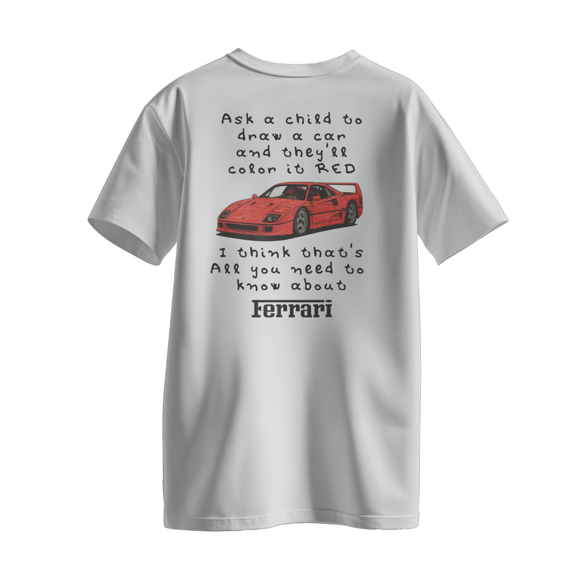 Camiseta Streetwear Automotiva "Ferrari Legacy"