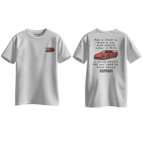 Camiseta Streetwear Automotiva "Ferrari Legacy"