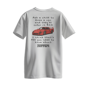 Camiseta Streetwear Automotiva "Ferrari Legacy"