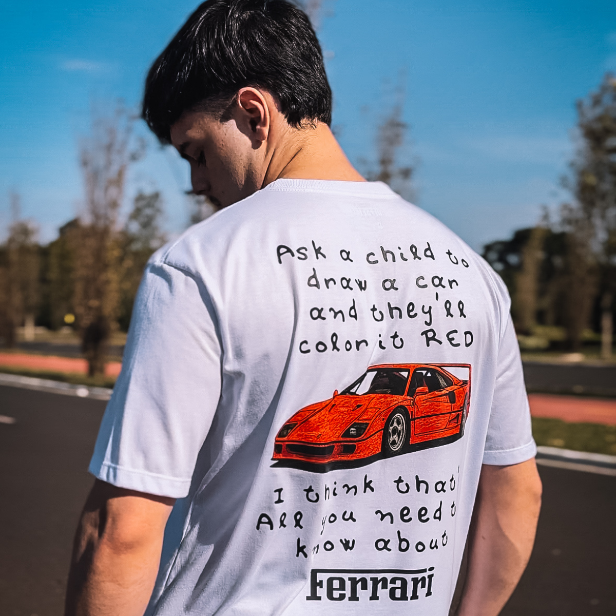 Camiseta Streetwear Automotiva "Ferrari Legacy"
