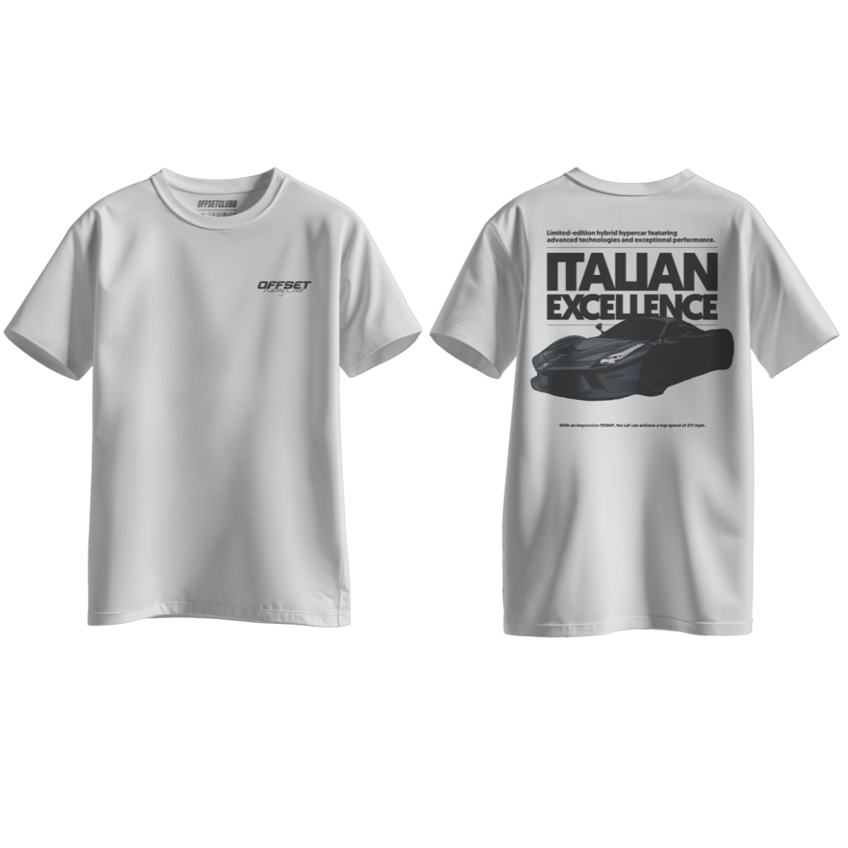 Camiseta Streetwear Automotiva La Ferrari