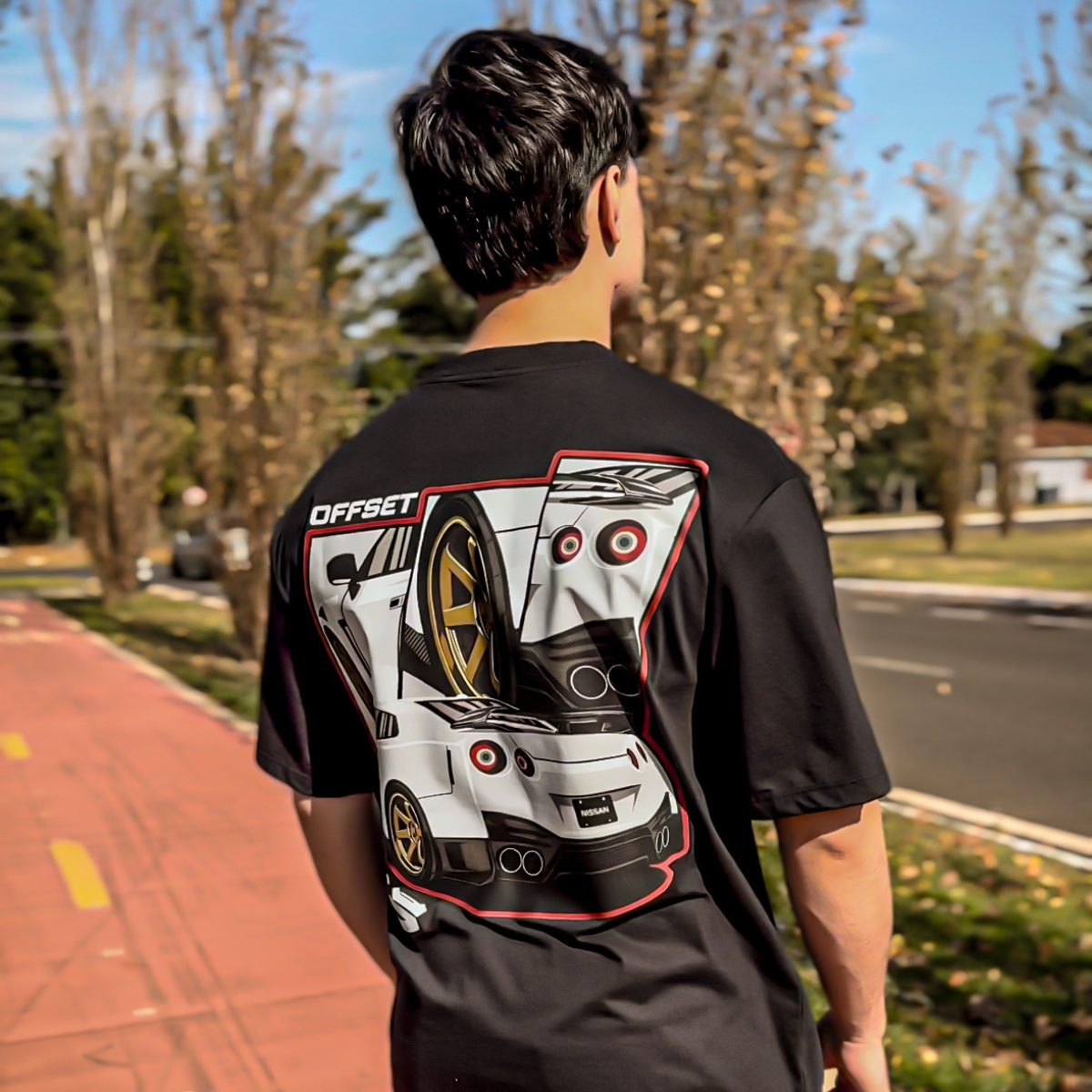 Camiseta Streetwear Automotiva "Nissan GTR"