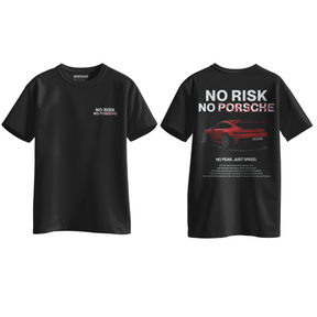 Camiseta Streetwear Automotiva No Risk No Porsche