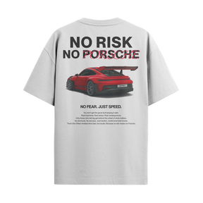 Camiseta Streetwear Automotiva No Risk No Porsche
