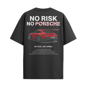 Camiseta Streetwear Automotiva No Risk No Porsche