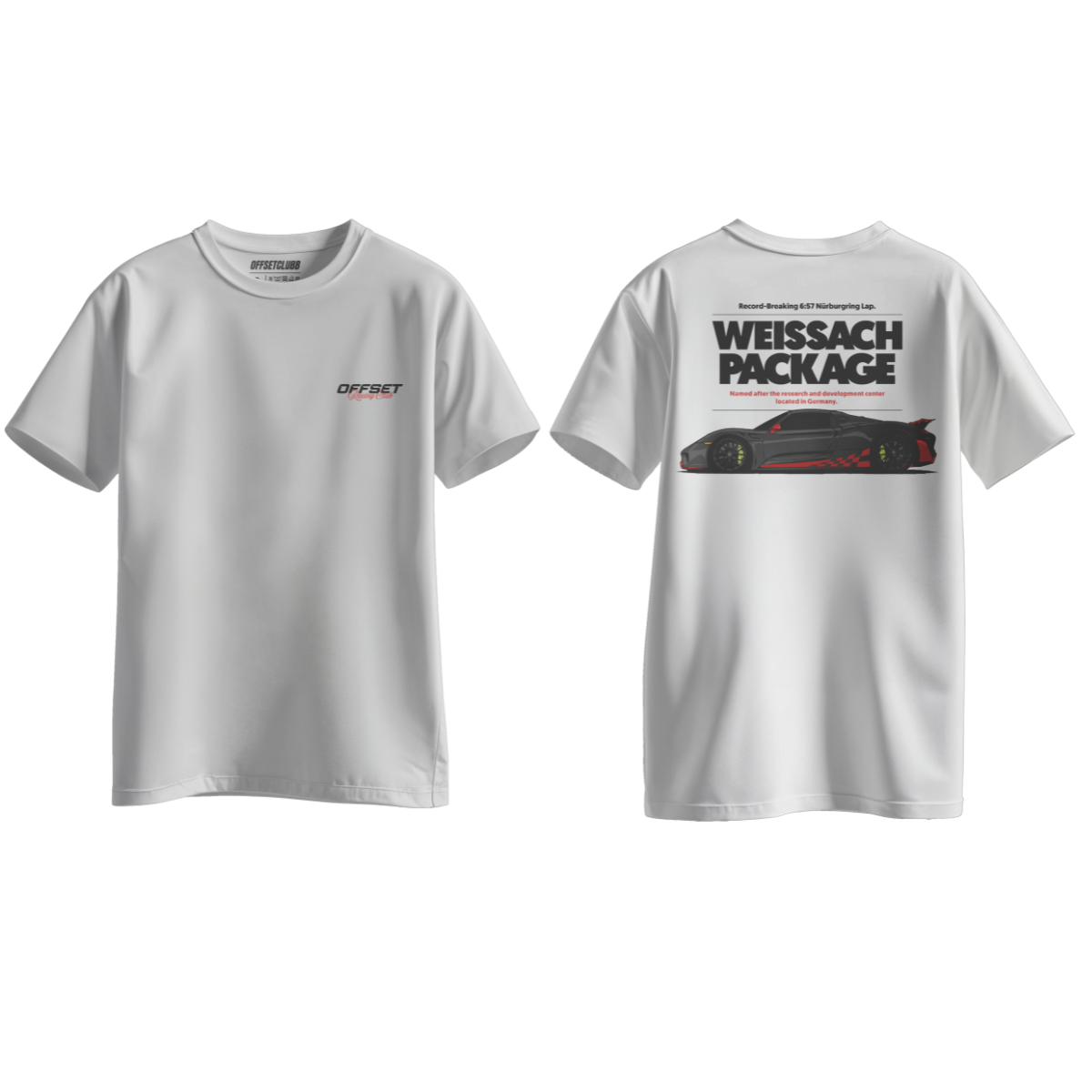 Camiseta Streetwear Automotiva Porsche 918 Spyder