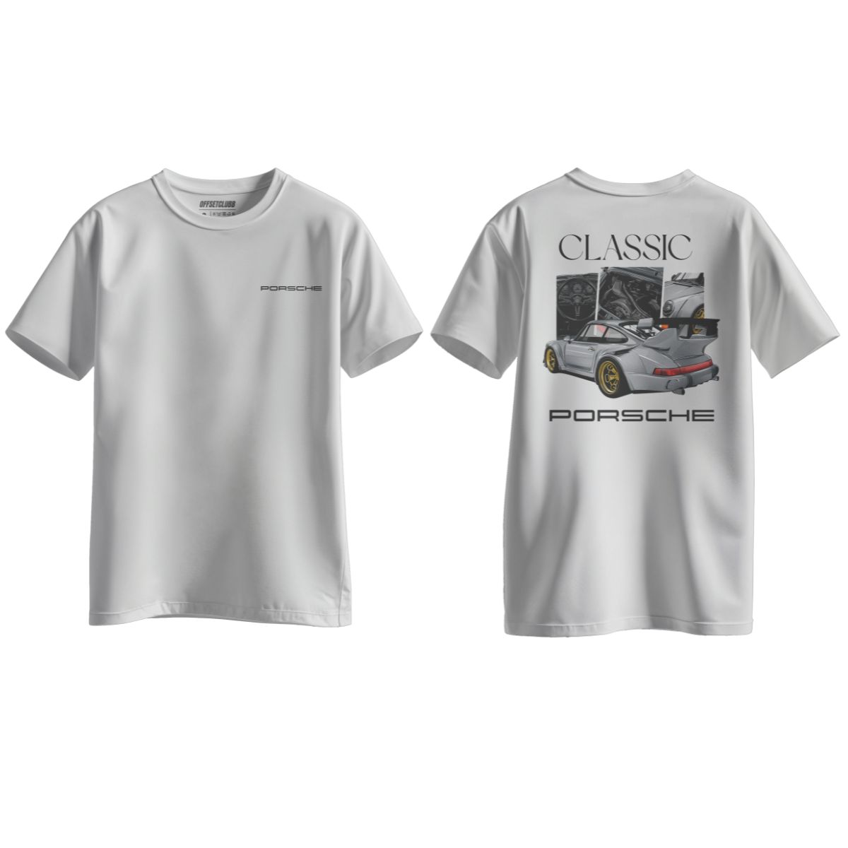 Camiseta Streetwear Automotiva "Porsche Classic"