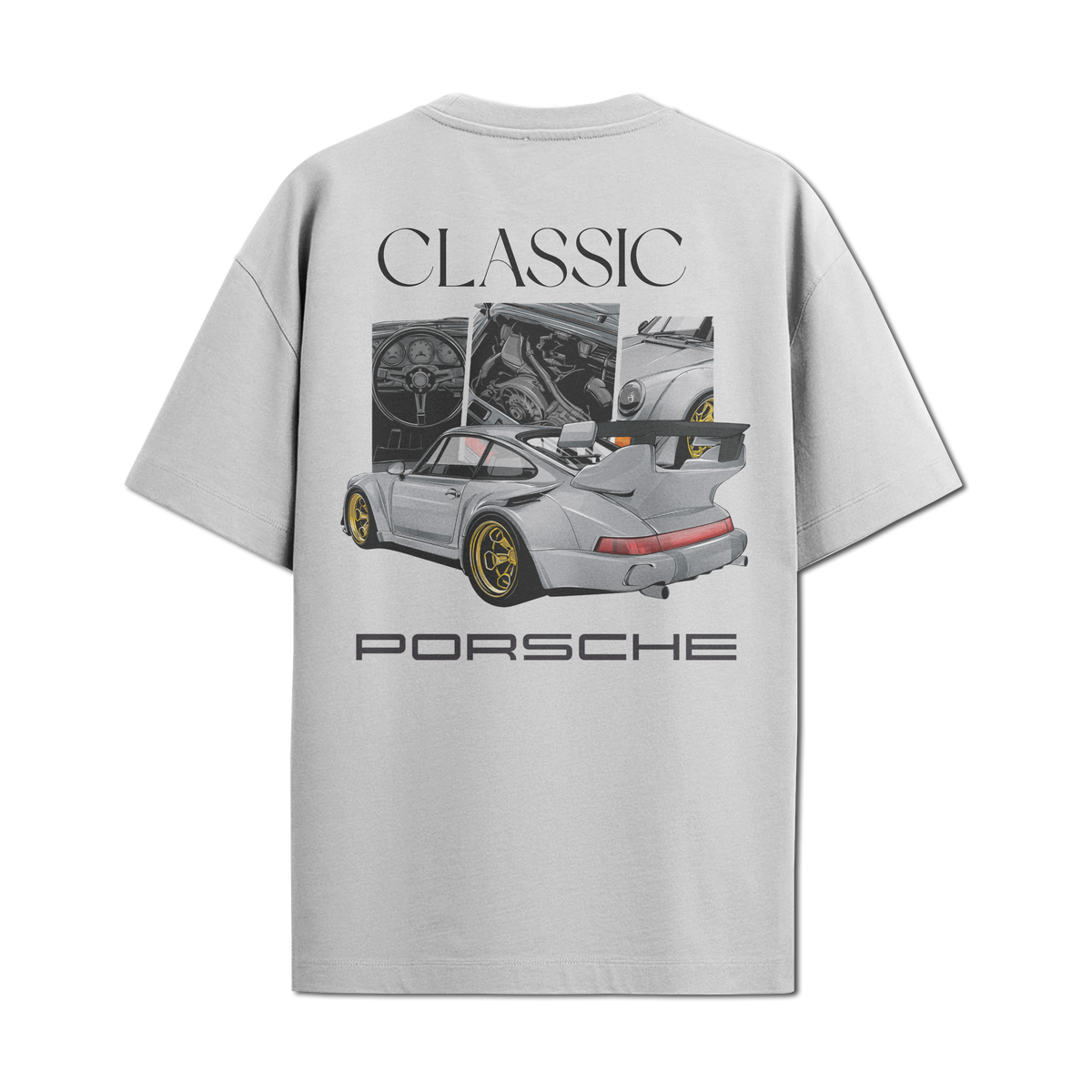 Camiseta Streetwear Automotiva Porsche Classic
