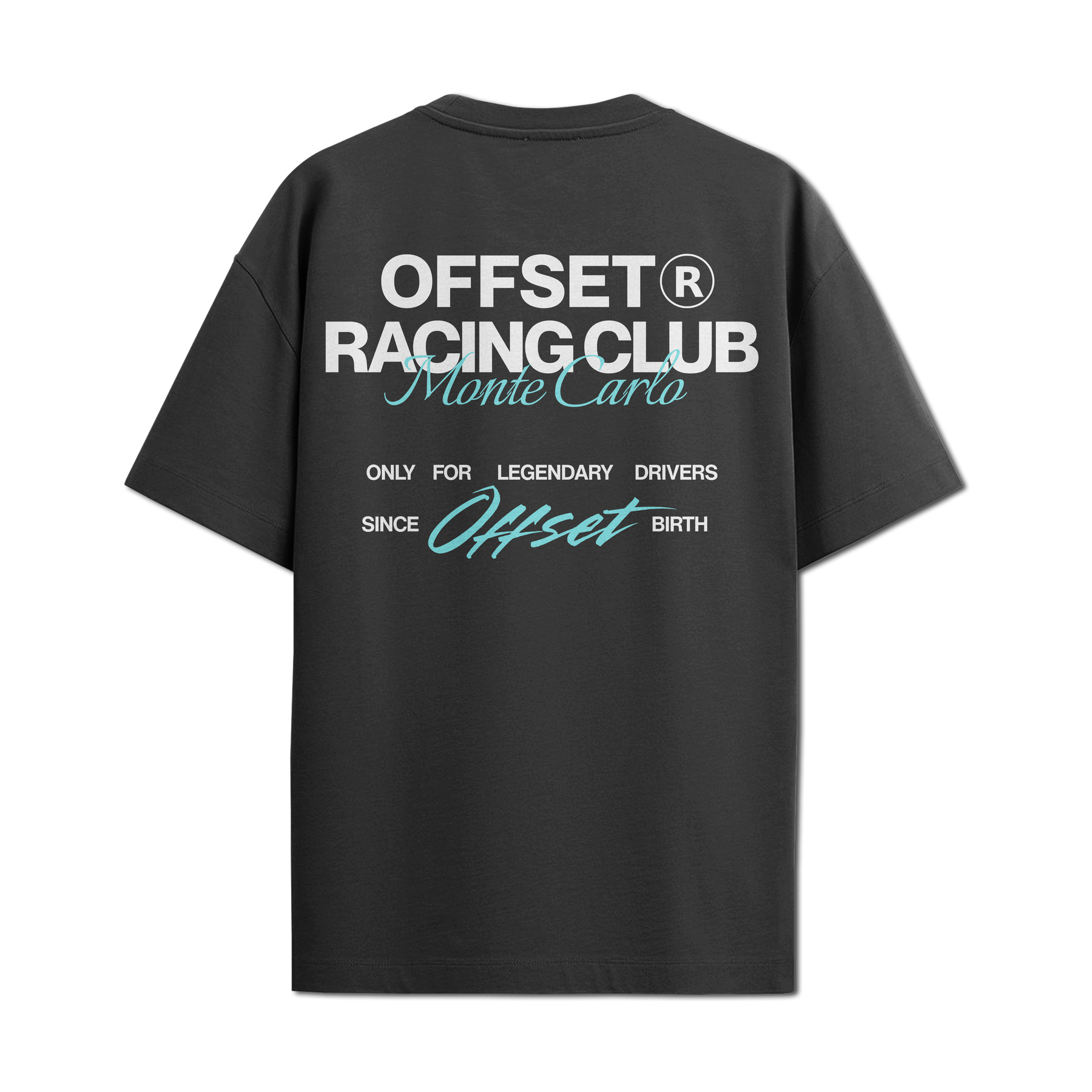 Camiseta Streetwear Automotiva Racing Club Preto