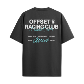 Camiseta Streetwear Automotiva Racing Club Preto