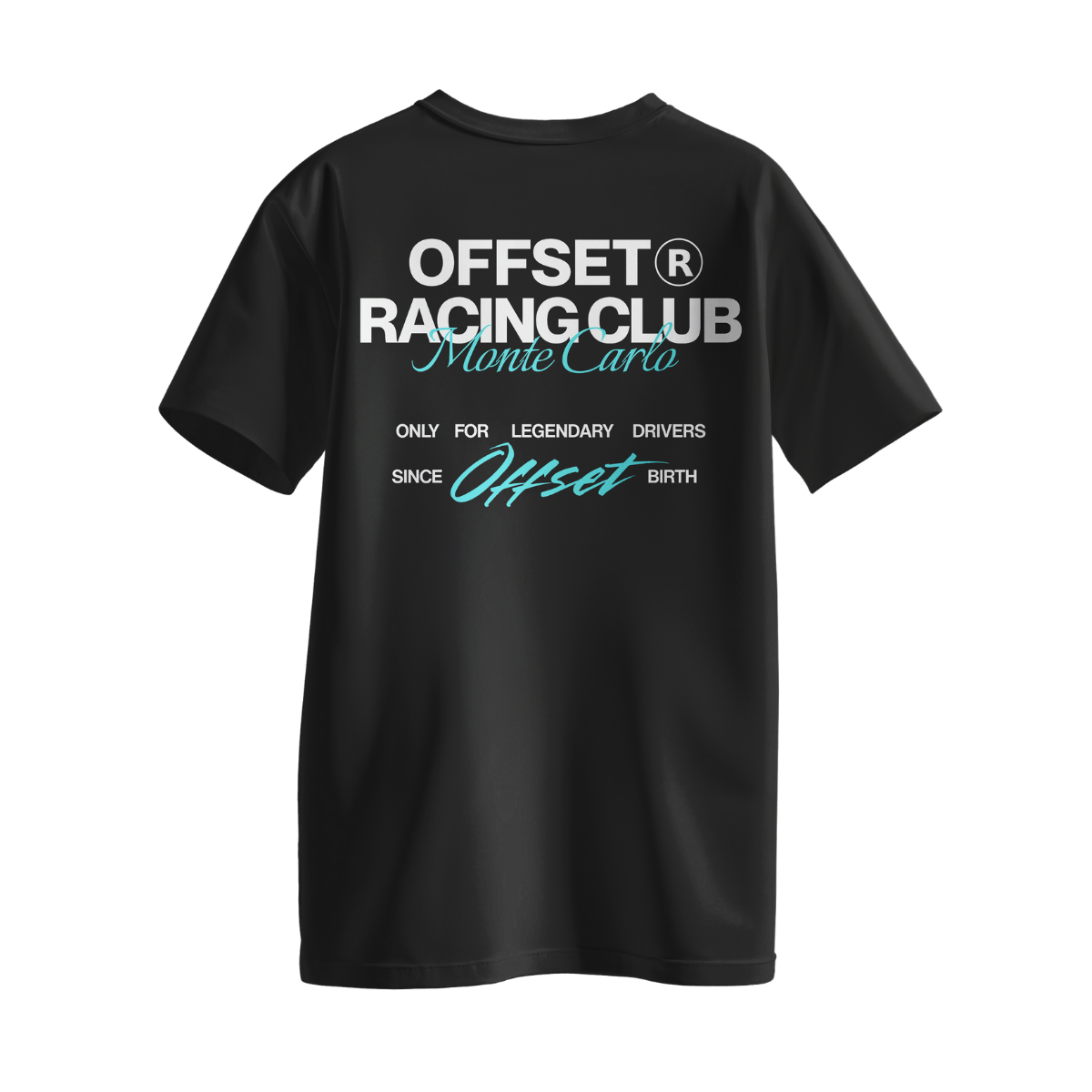 Camiseta Streetwear Automotiva Racing Club preta