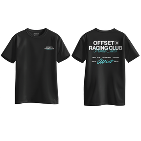 Camiseta Streetwear Automotiva Racing Club preta
