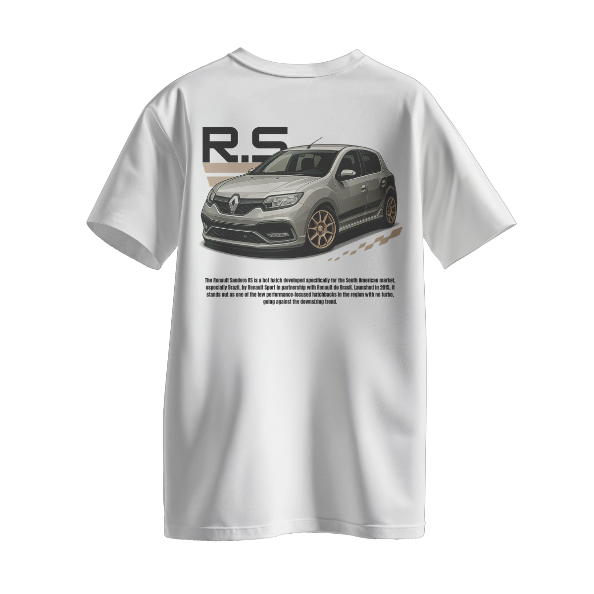 Camiseta Streetwear Automotiva Sandero RS