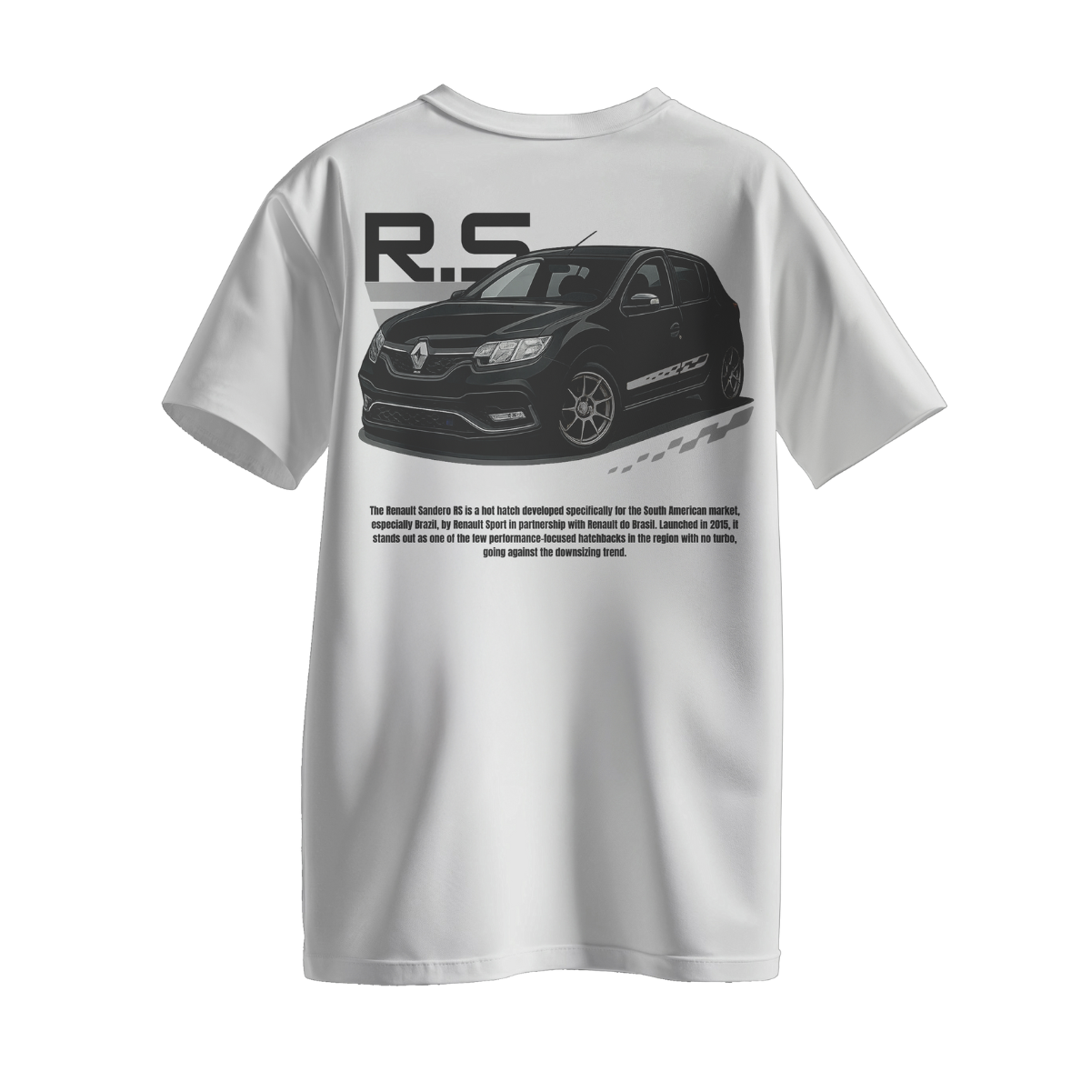 Camiseta Streetwear Automotiva Sandero RS