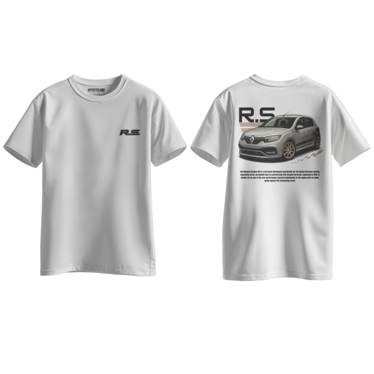 Camiseta Streetwear Automotiva Sandero RS