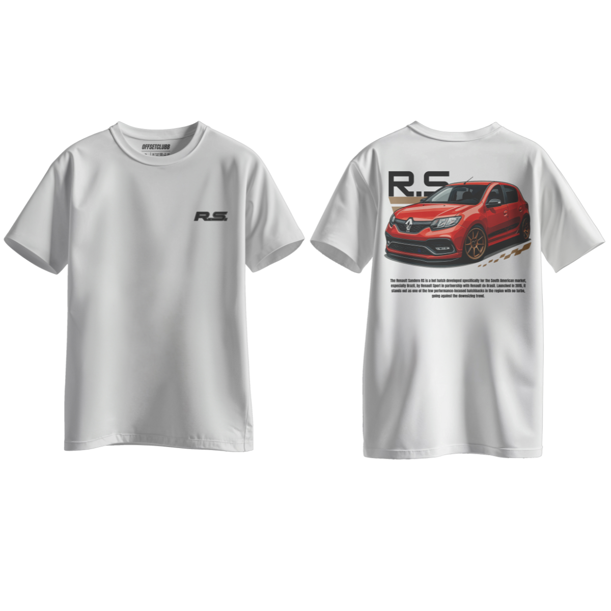 Camiseta Streetwear Automotiva Sandero RS
