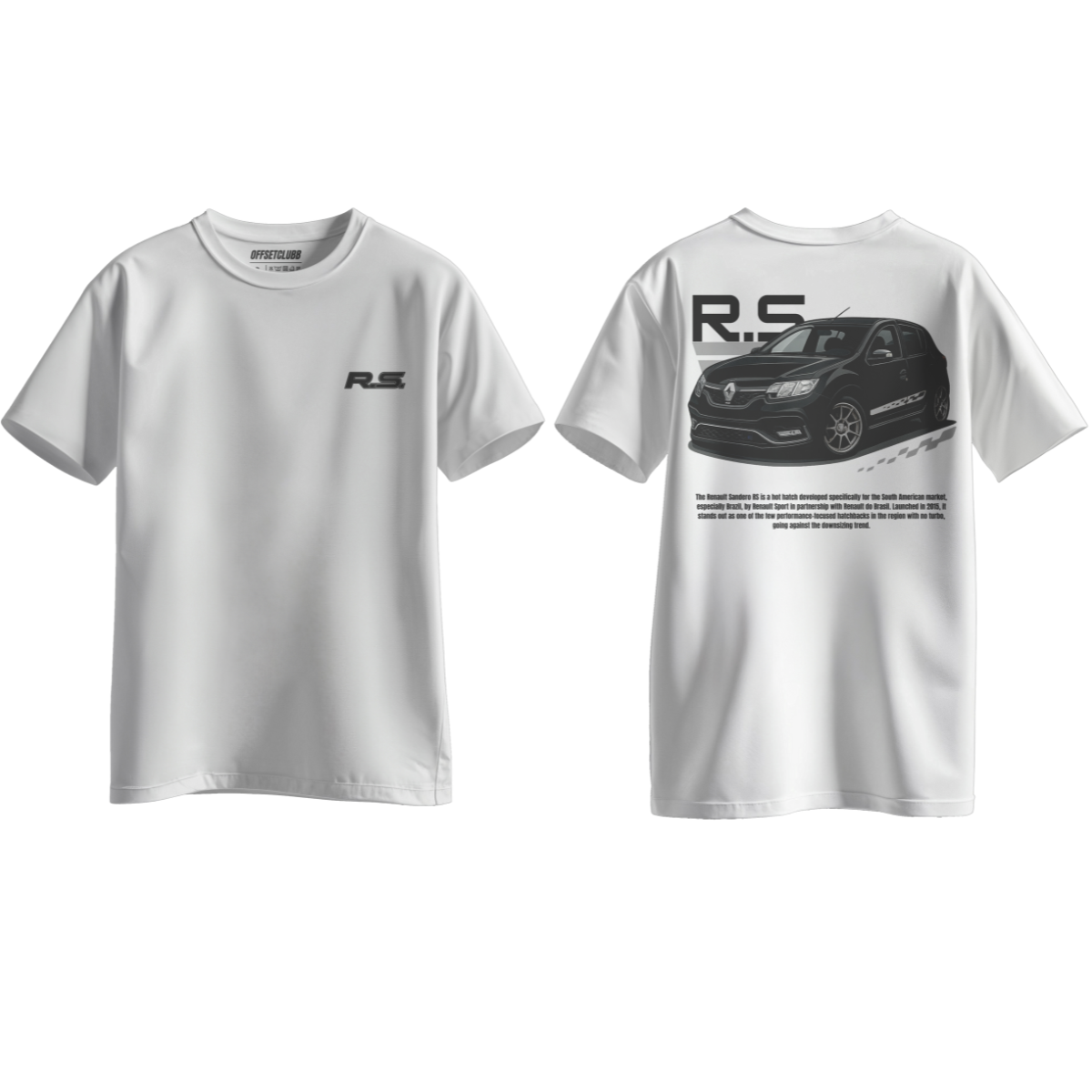 Camiseta Streetwear Automotiva Sandero RS