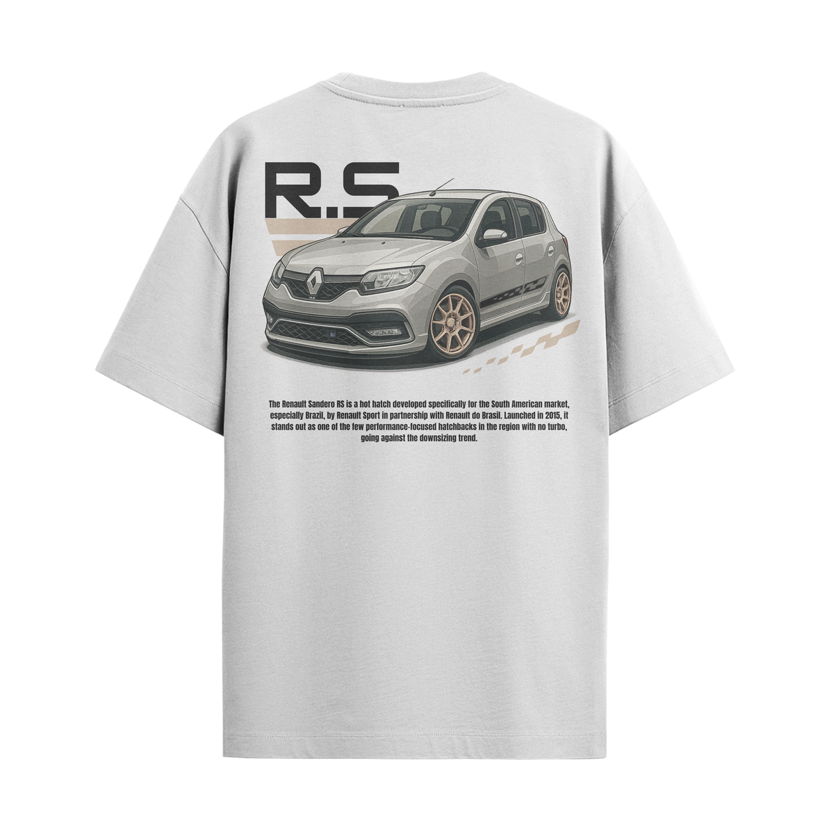 Camiseta Streetwear Automotiva Sandero RS
