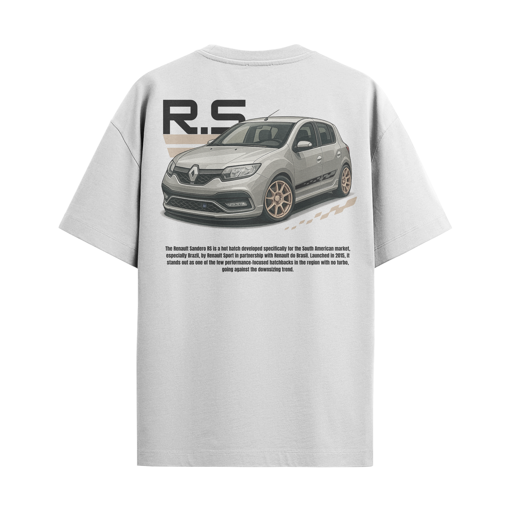 Camiseta Streetwear Automotiva Sandero RS