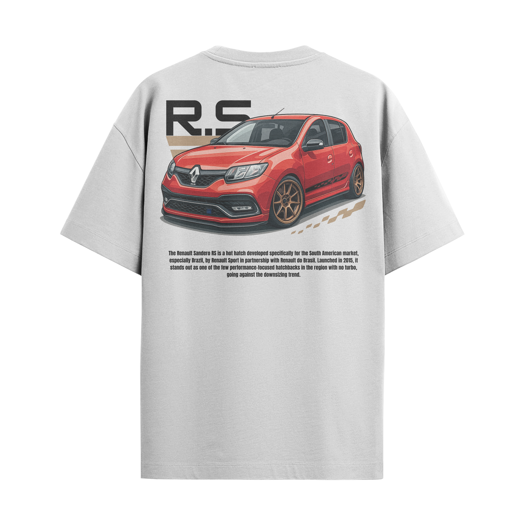 Camiseta Streetwear Automotiva Sandero RS