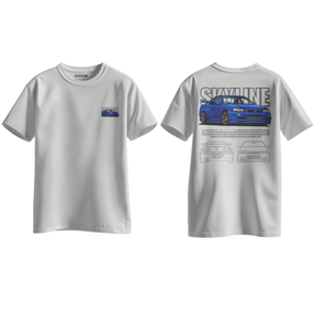 Camiseta Streetwear Automotiva "Skyline R34 Concept"