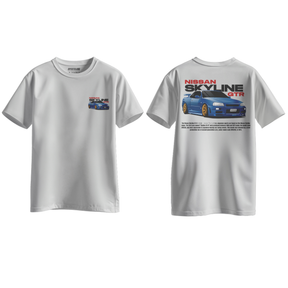Camiseta Streetwear Automotiva "Skyline R34 GTR"