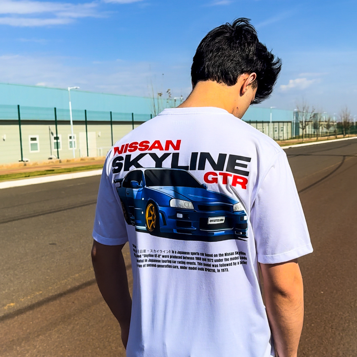 Camiseta Streetwear Automotiva Skyline R34 GTR