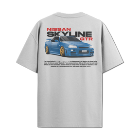 Camiseta Streetwear Automotiva Skyline R34 GTR